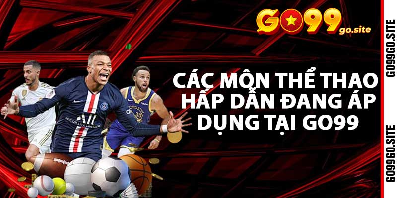 Các môn Thể Thao hấp dẫn đang áp dụng tại go99